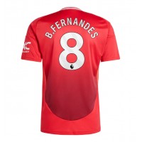 Camiseta Manchester United Bruno Fernandes #8 Primera Equipación 2024-25 manga corta